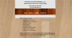 Desktop Screenshot of patriotsfloor.com
